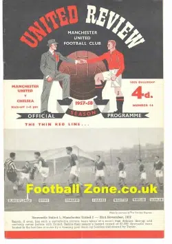 Manchester United v Chelsea 1957