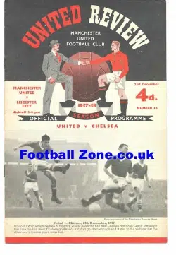 Manchester United v Leicester City 1957 - Kenny Morgans 1st Babe