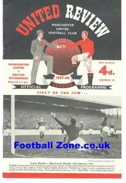 Manchester United v Bolton Wanderers 1958