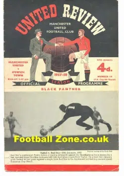 Manchester United v Ipswich Town 1958 - Last FA Cup + Tok