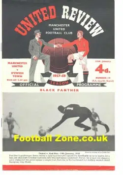 Manchester United v Ipswich Town 1958 - Last FA Cup + Tok