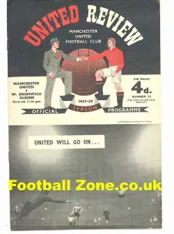 Manchester United v WBA 1958 - FAC Munich Duncan Edwards