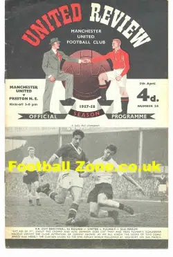 Manchester United v Preston 1958 - Plus Tok