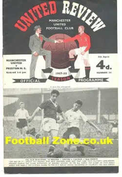 Manchester United v Preston 1958 - Plus Tok