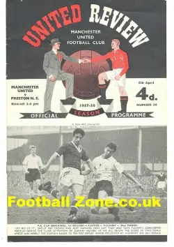 Manchester United v Preston 1958 - Plus Tok