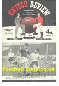 Manchester United v Preston 1958 - Plus Tok