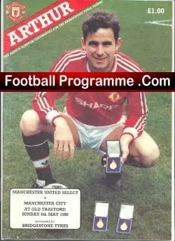 Arthur Albiston Testimonial Benefit Game Manchester United 1988