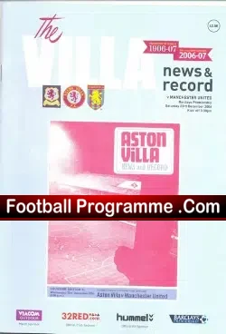 Aston Villa v Manchester United 2006