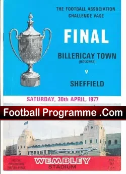 Billericay Town v Sheffield 1977 – Cup Final at Wembley