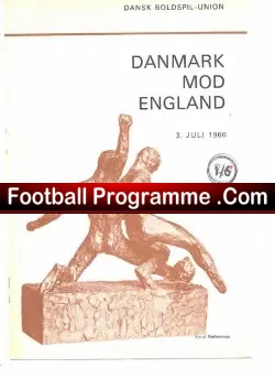 Denmark v England 1966