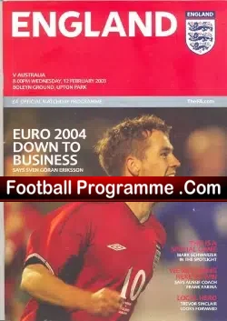 England v Australia 2003