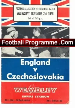 England v Czechoslovakia 1966