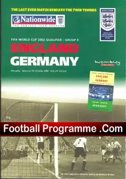 England v Germany 2000 – Last Match At Old Wembley