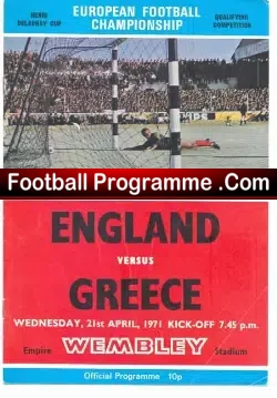 England v Greece 1971 – Peter Storey First Match