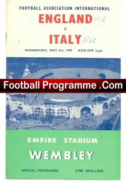 England v Italy 1959