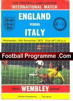 England v Italy 1973 – Bobby Moore Last International Match