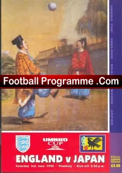 England v Japan 1995 – Umbro Cup