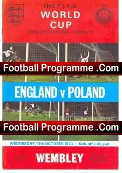 England v Poland 1973 – World Cup Qualifying