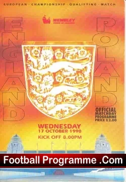 England v Poland 1990
