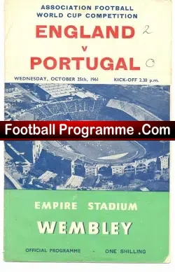 England v Portugal 1961