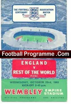 England v Rest Of The World 1963 – Eusebio – Gento