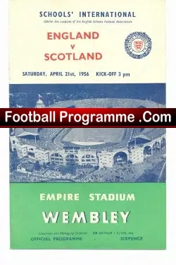 England v Scotland 1956 – Wembley Gaskel
