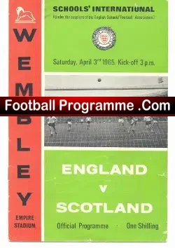 England v Scotland 1965 – Wembley – Brian Chambers