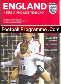 England v Serbia Montenegro 2003