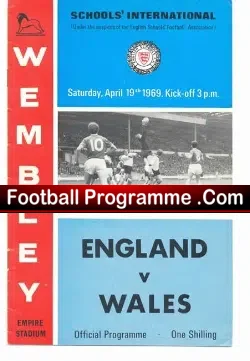 England v Wales 1969 – Schoolboys at Wembley