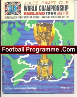 England World Cup 1966 Souvenir Brochure – 2
