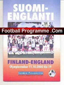 Finland v England 2000
