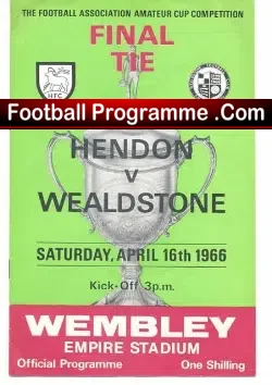 Hendon v Wealdstone 1966 – Amateur Cup Final Match