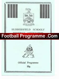 Huddersfield School Boys Association 1984 – at Leeds Road