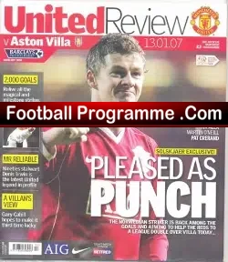 Manchester United v Aston Villa 2007