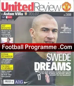 Manchester United v Aston Villa 2007 – FA Cup