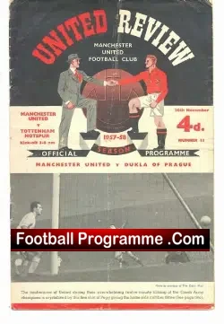 Manchester United v Tottenham 1957