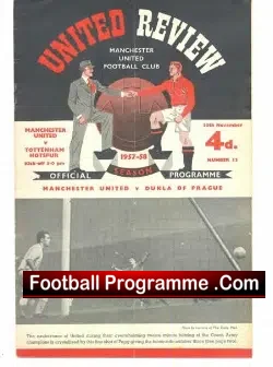 Manchester United v Tottenham 1957 – Debut David Gaskell