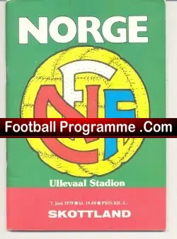 Norway v Scotland 1979