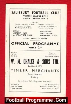 Salisbury Town v Glastonbury 1948