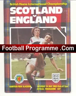 Scotland v England 1980 – Scottish Programmes