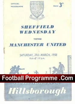 Sheffield Wednesday v Manchester United 1957