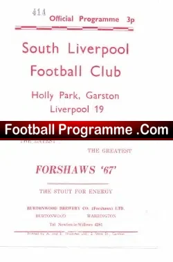South Liverpool v Bangor City 1971 Premier Cup