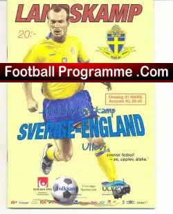Sweden v England 2004