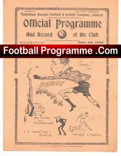 Tottenham Hotspur v Chelsea 1935 – Pre War Programme