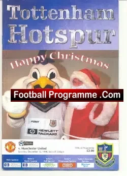Tottenham Hotspur v Manchester United 1998 – Treble Season