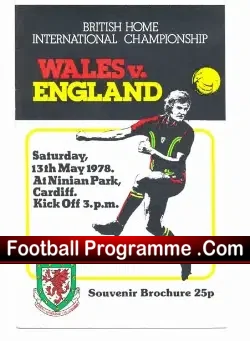 Wales v England 1978