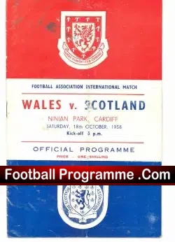 Wales v Scotland 1958 – Denis Law International Debut – 1st Goal