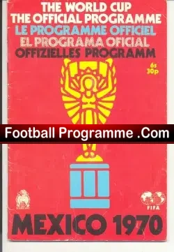World Cup 1970 Tournament Programme
